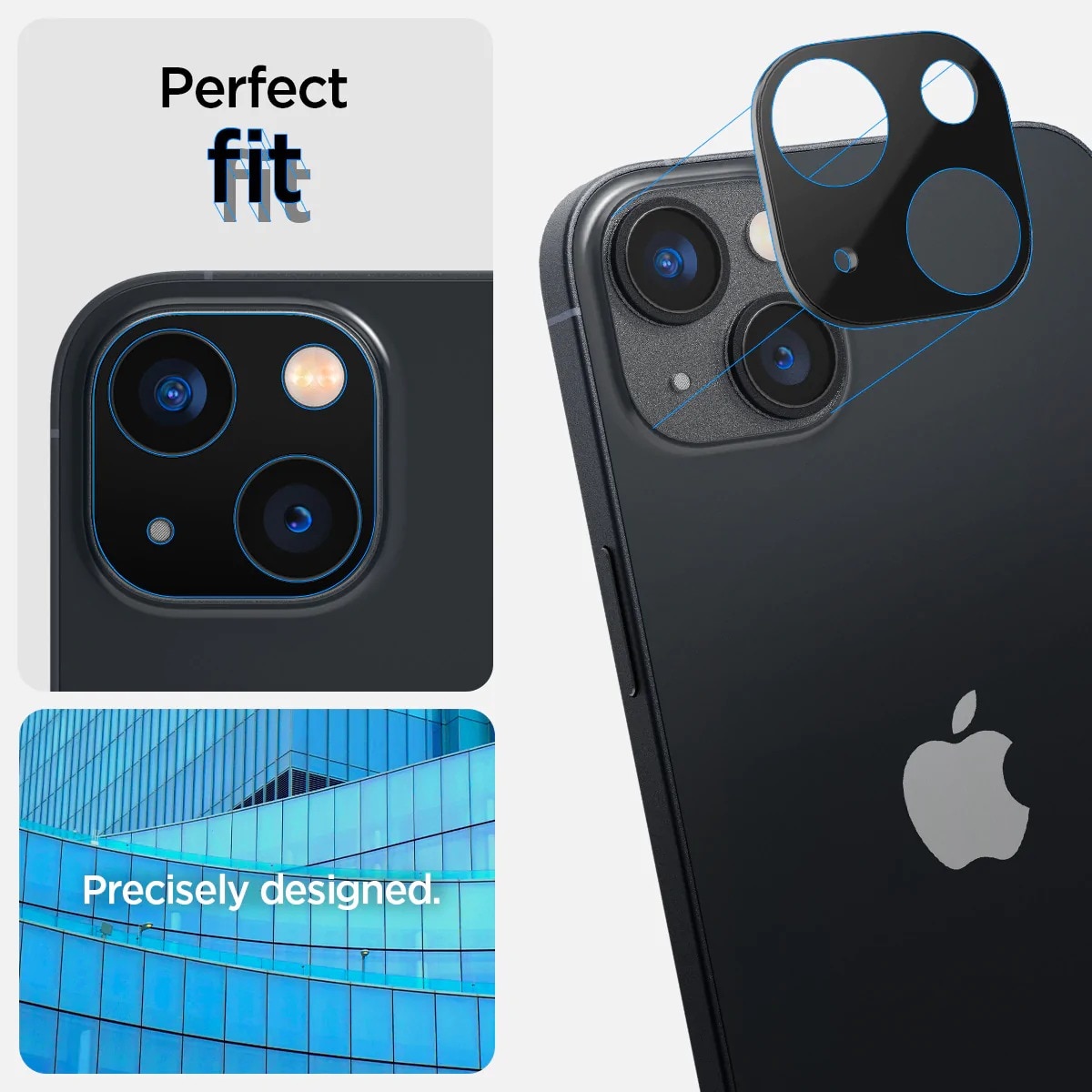 iPhone 14 Optik Lens Protector (2-pack) Black