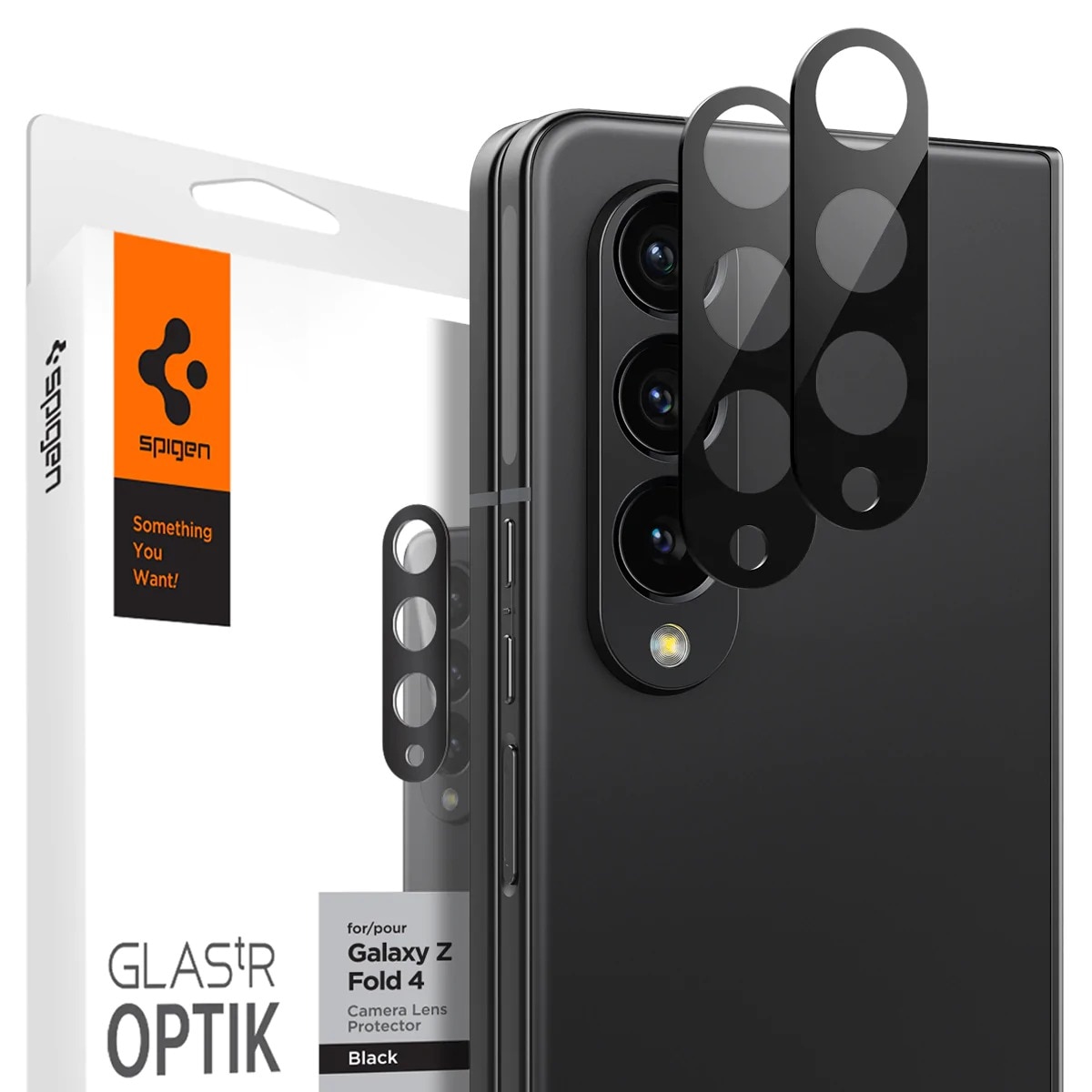 Samsung Galaxy Z Fold 4 Optik Lens Protector (2-pack) Black