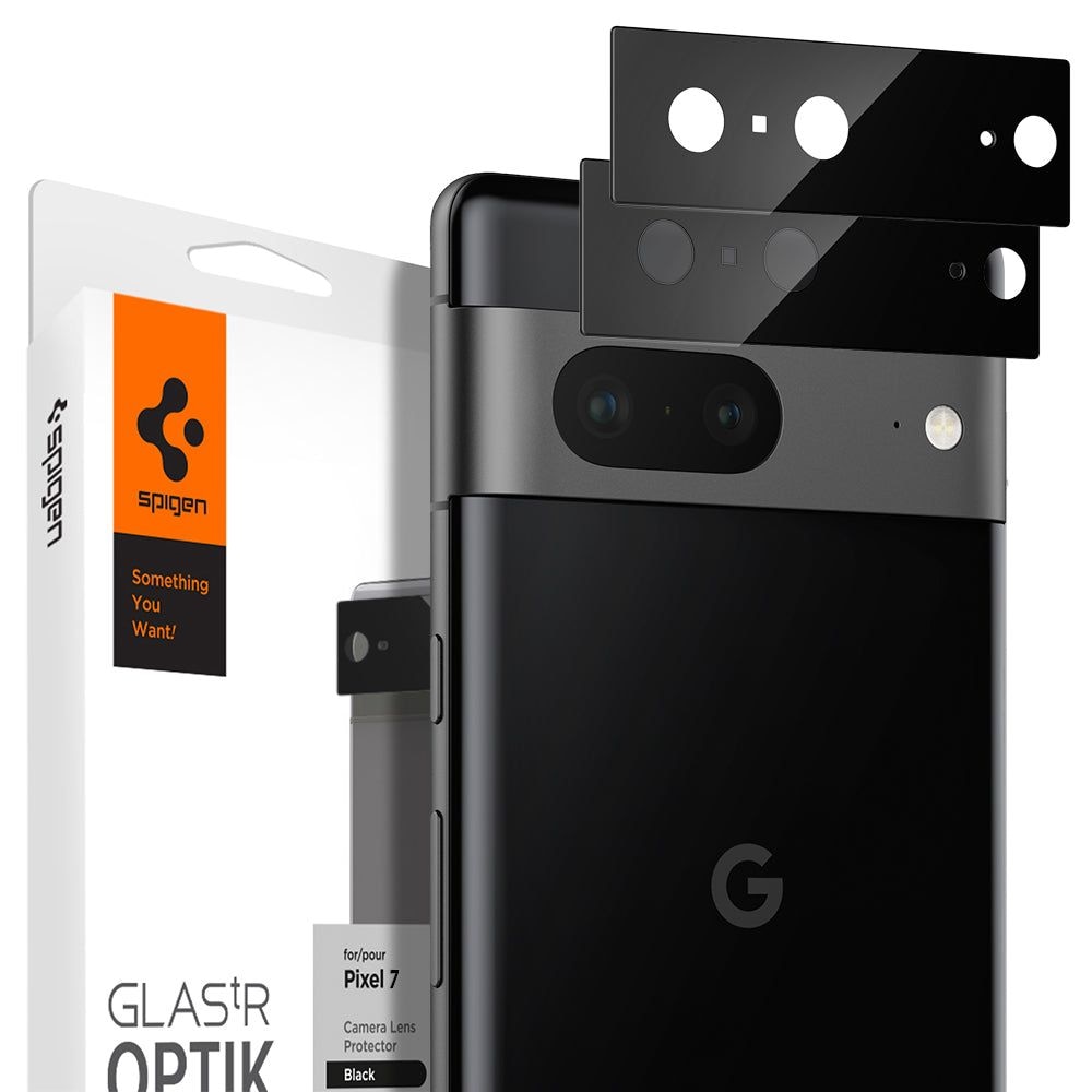 Google Pixel 7 Optik Lens Protector (2-pack) Black