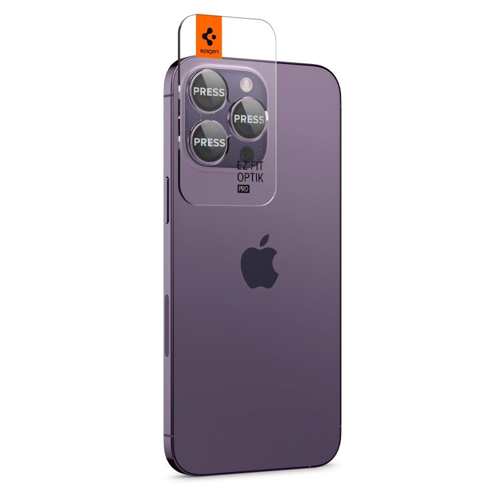 iPhone 14 Pro EZ Fit Optik Pro Lens Protector (2-pack) Deep Purple