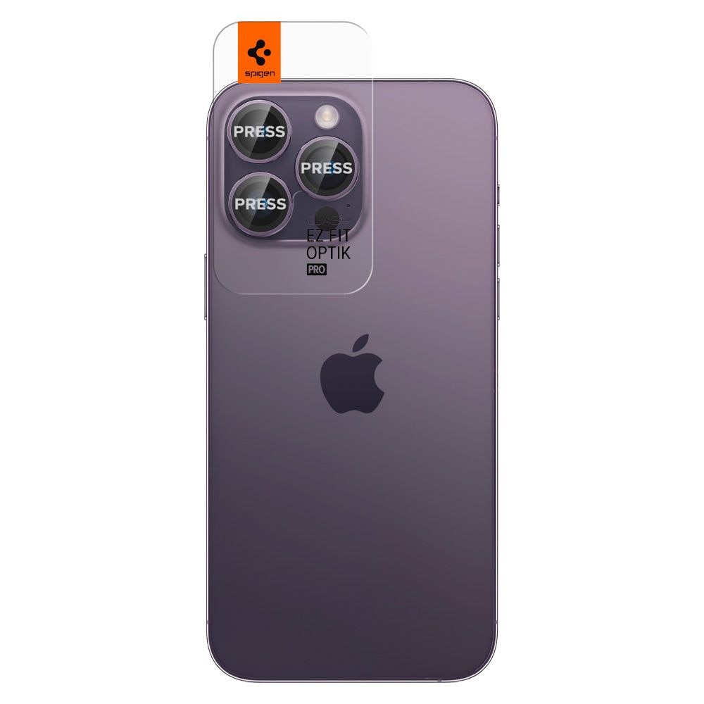 iPhone 14 Pro Max EZ Fit Optik Pro Lens Protector (2-pack) Deep Purple