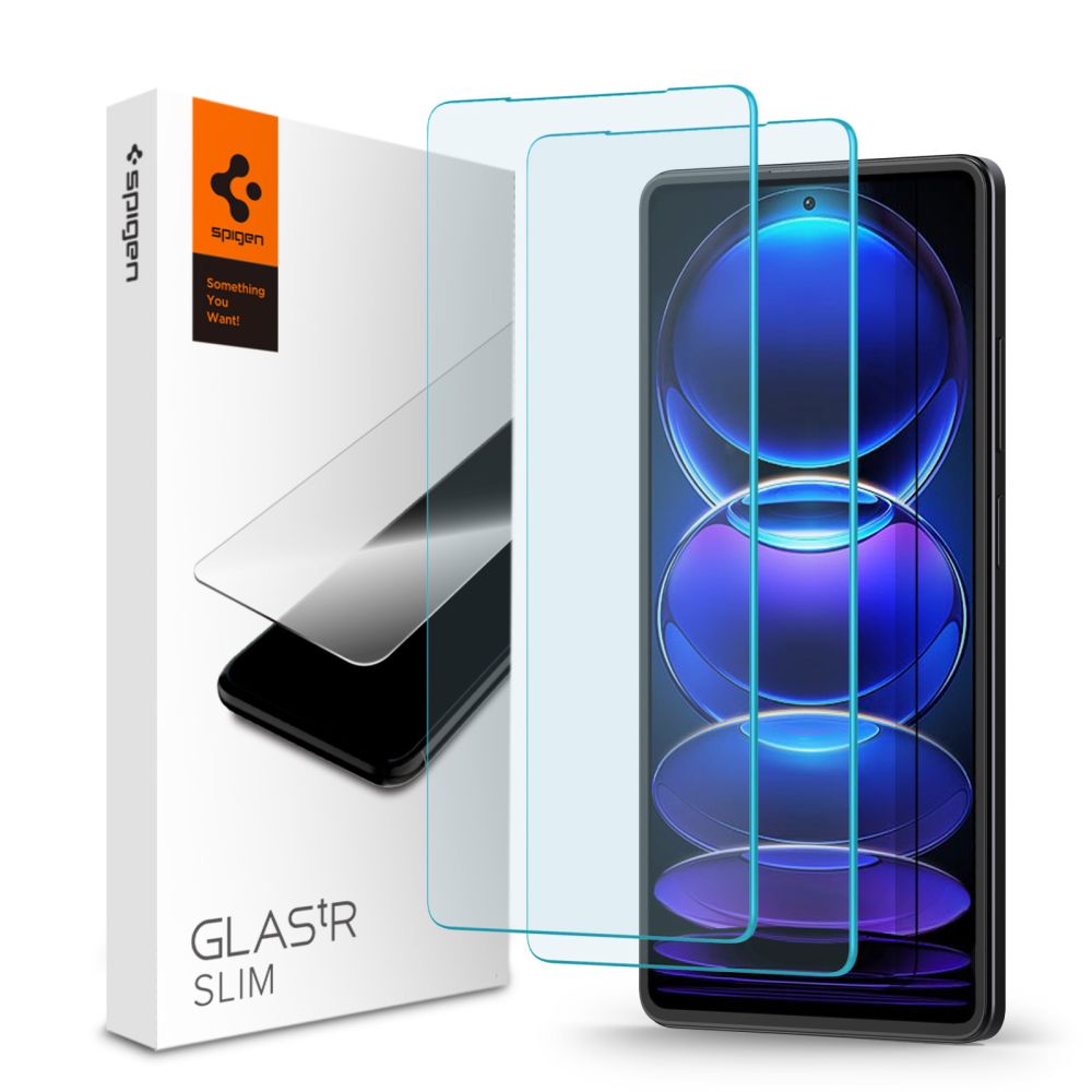 Xiaomi Redmi Note 12 Pro Plus Screen Protector GLAS.tR SLIM (2-pack)