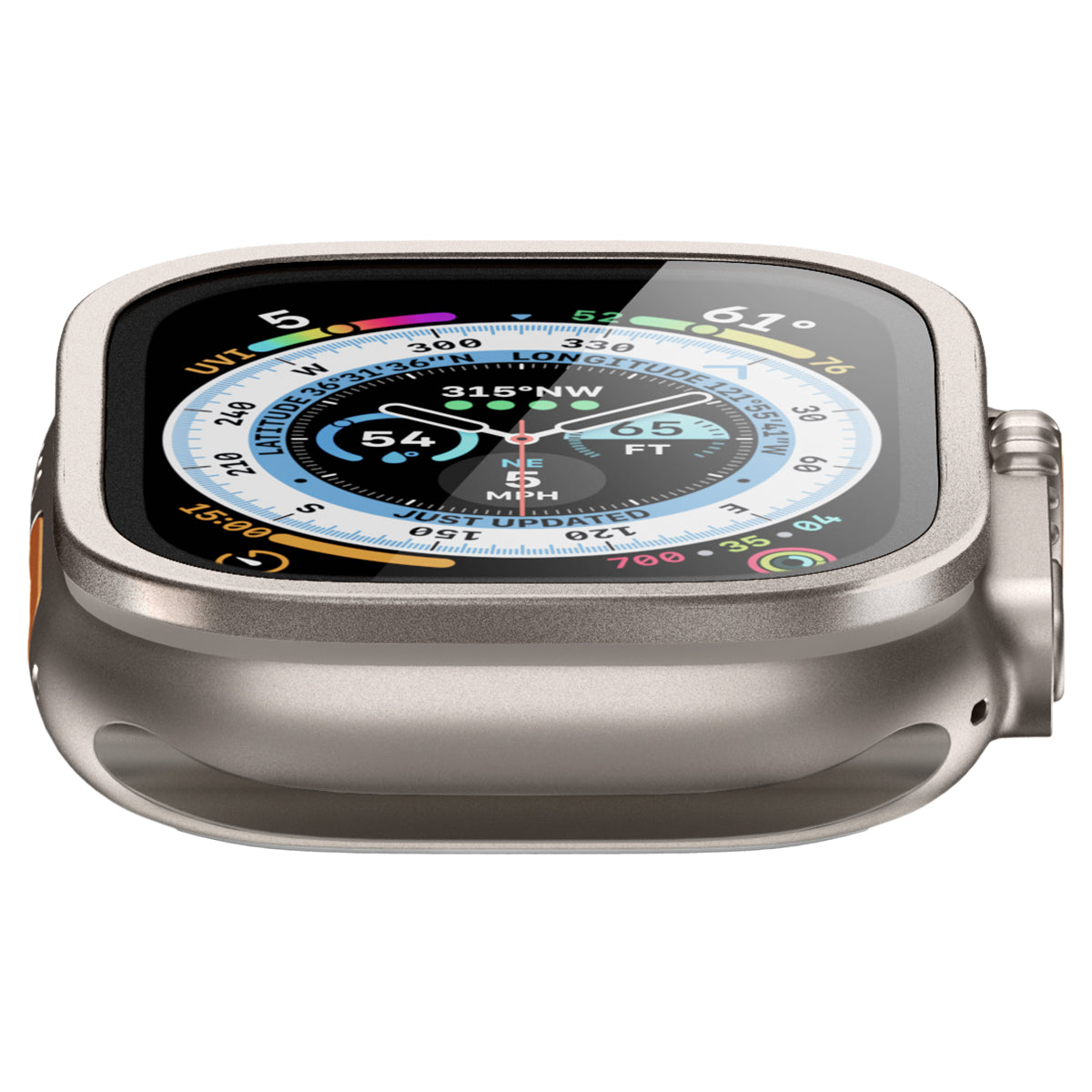 Apple Watch Ultra 49 mm Screen Protector Glas.tR Slim Pro Titanium