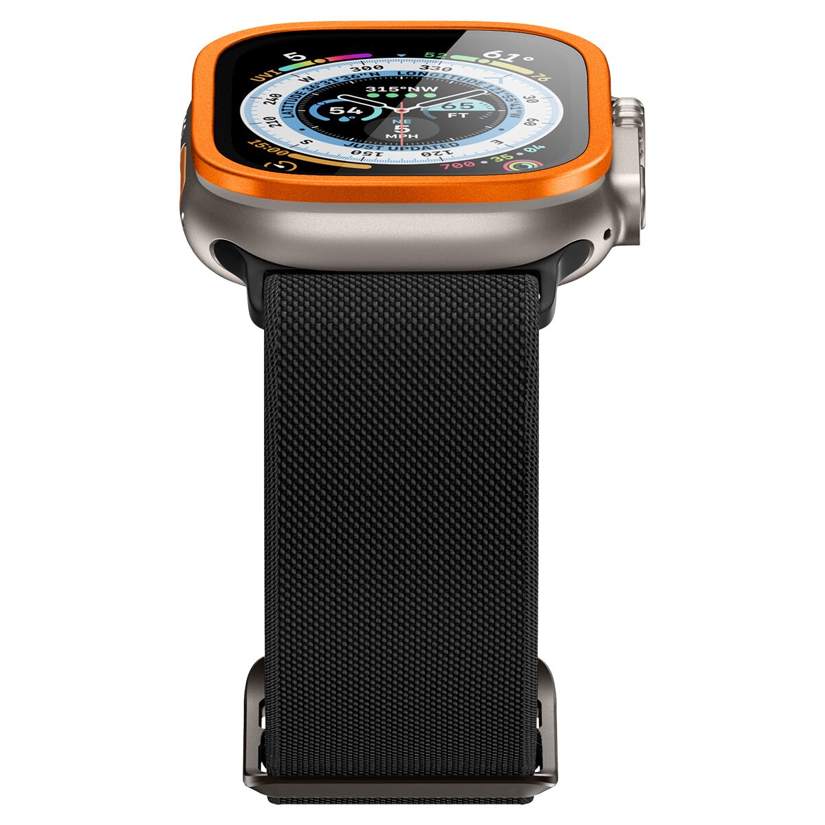 Apple Watch Ultra 2 49mm Screen Protector Glas.tR Slim Pro Orange