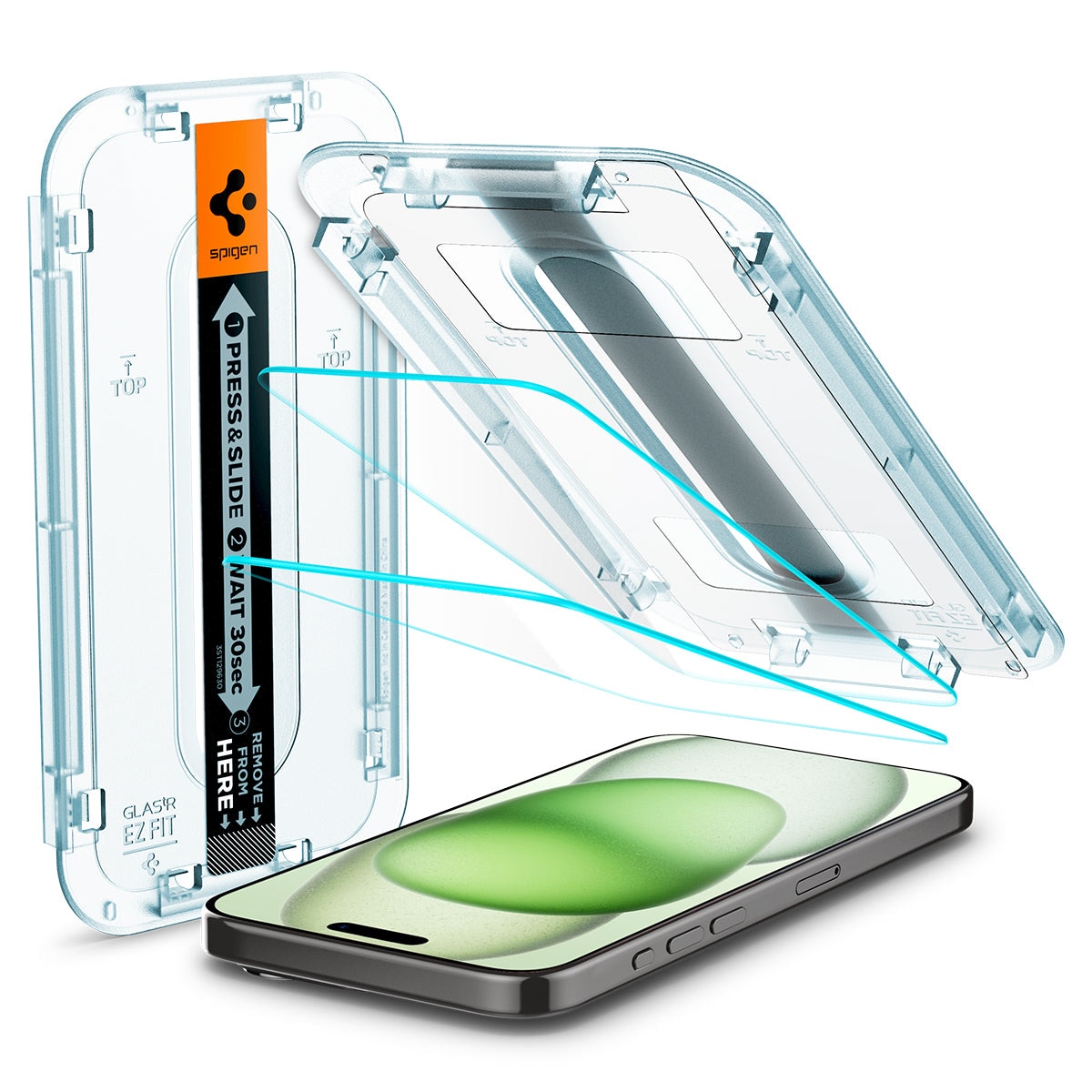 iPhone 15 Plus Screen Protector GLAS.tR EZ Fit (2-pack)