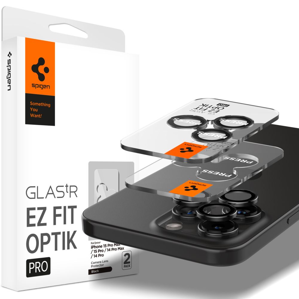 iPhone 15 Pro EZ Fit Optik Pro Lens Protector Crystal Clear