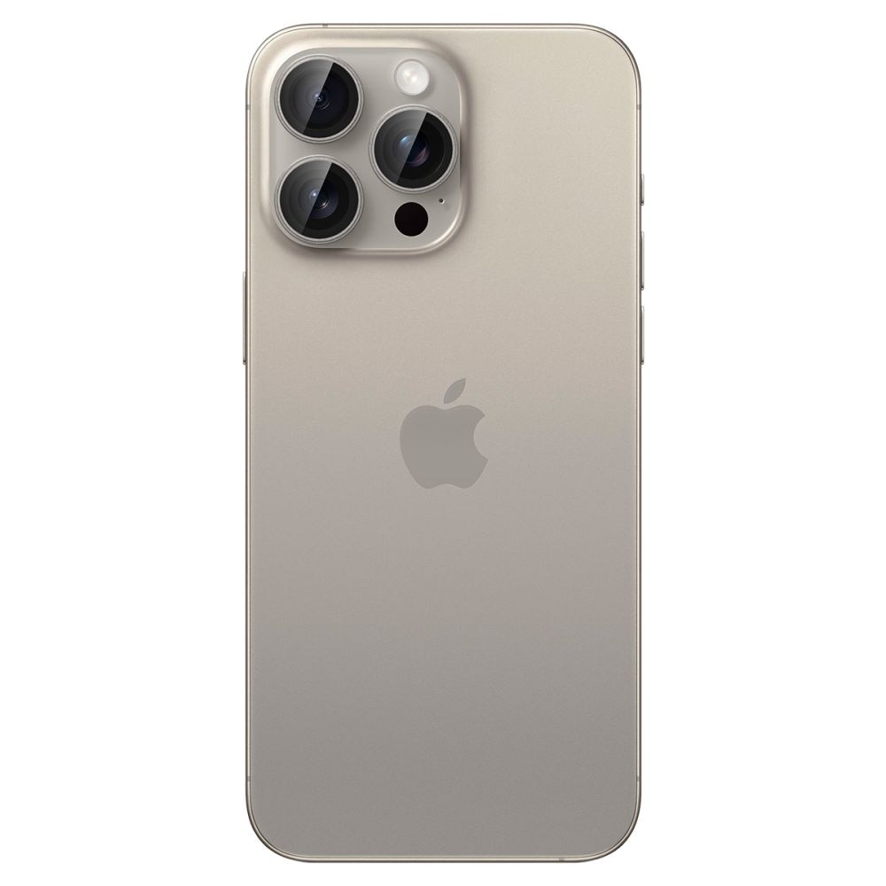 iPhone 15 Pro EZ Fit Optik Pro Lens Protector Natural Titanium