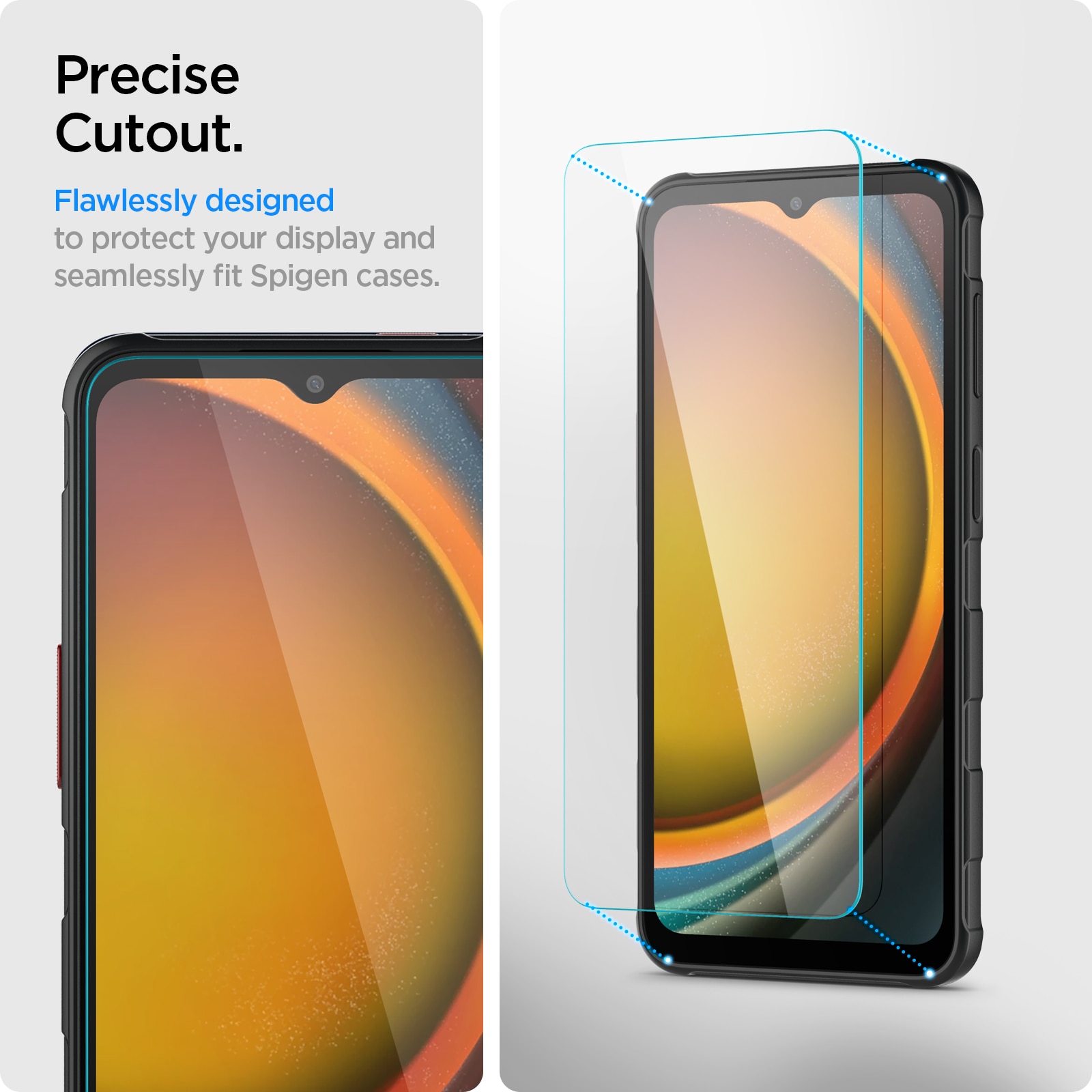 Samsung Galaxy Xcover 7 Screen Protector GLAS.tR SLIM (2-pack)