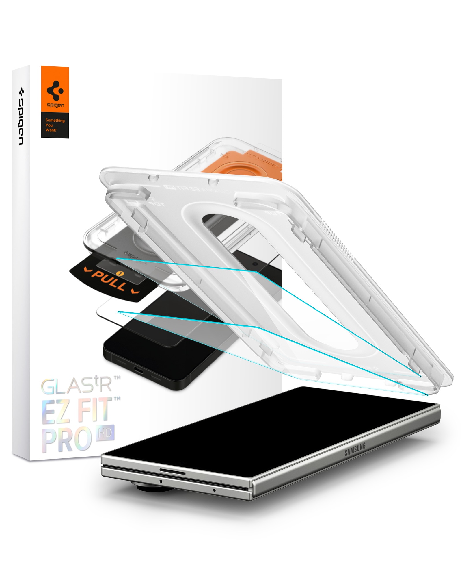 Samsung Galaxy Z Fold 7 Cover Screen Protector GLAS.tR EZ Fit (2-pack)