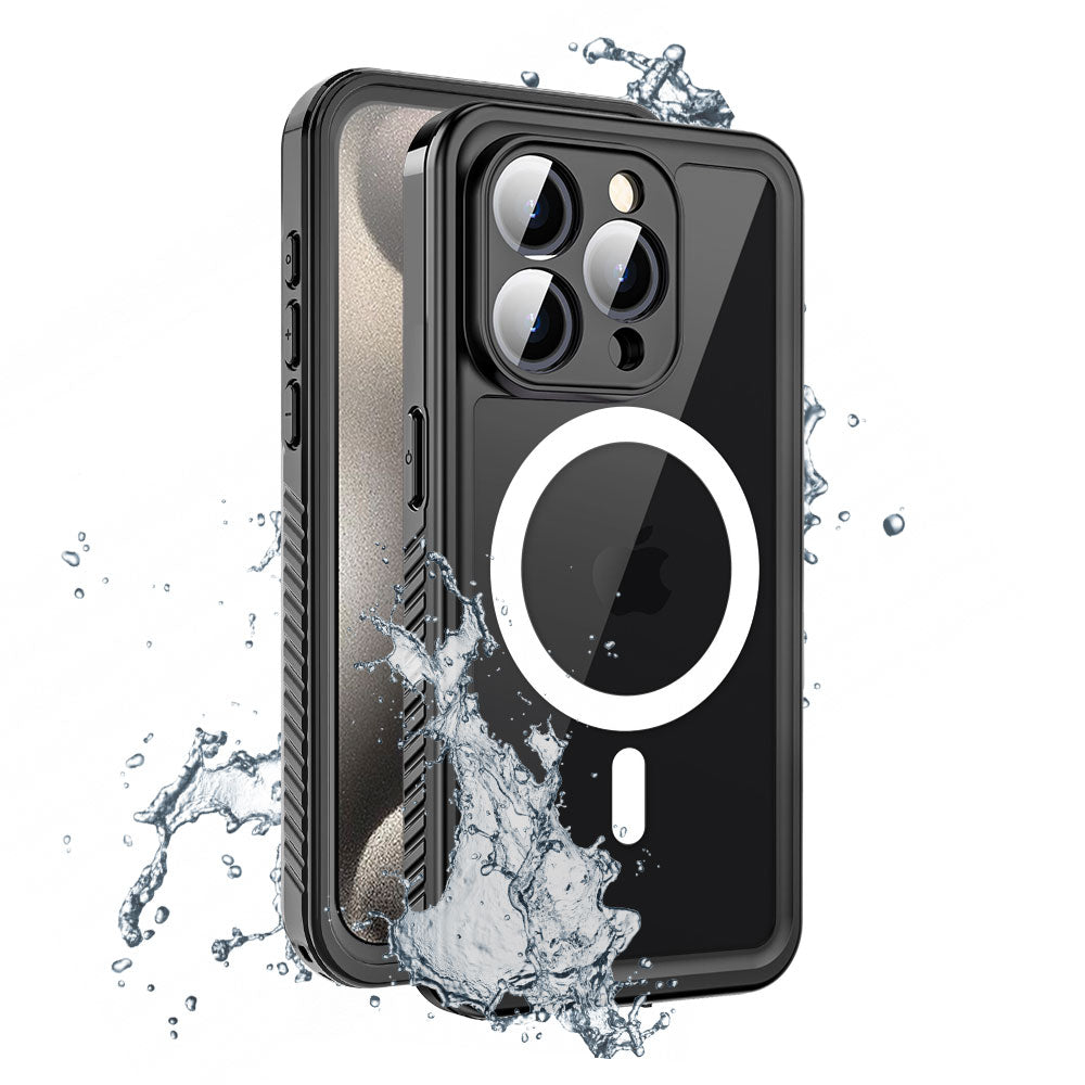iPhone 15 Pro Max AMN Waterproof Case MagSafe Black