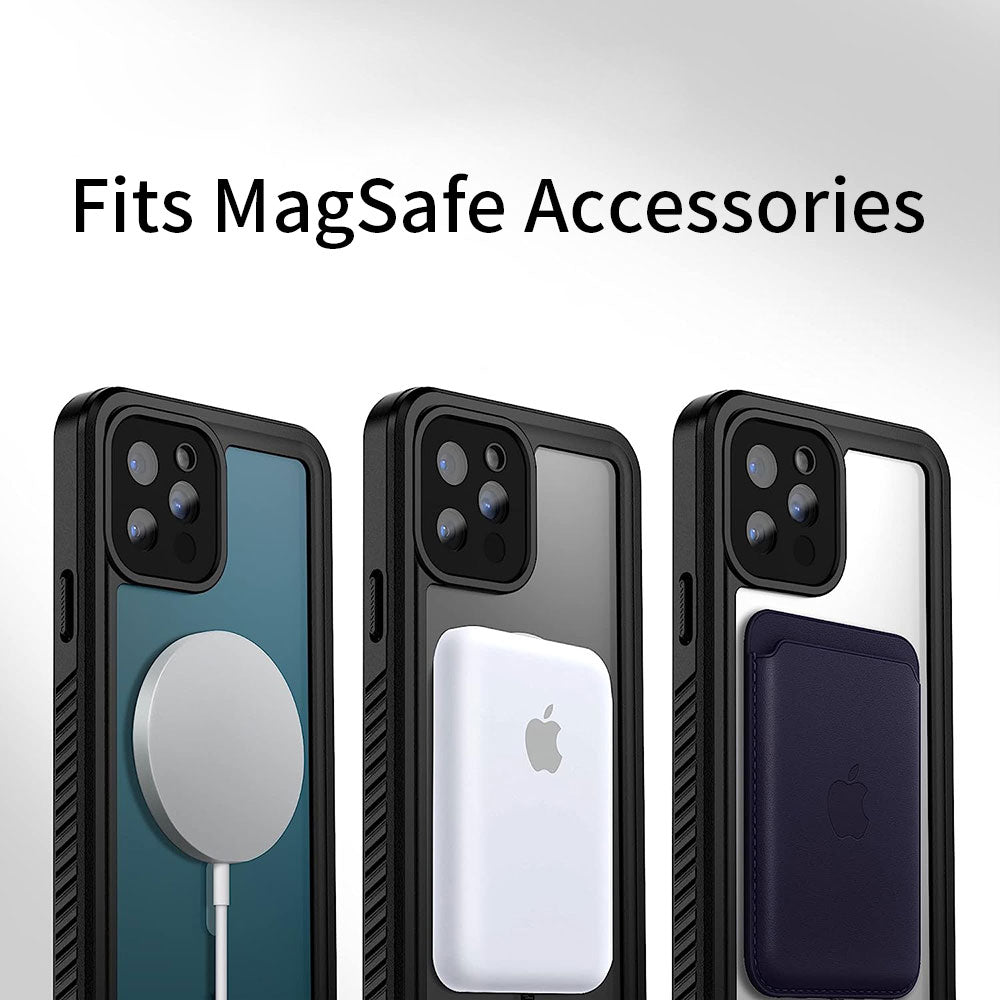 iPhone 15 Pro Max AMN Waterproof Case MagSafe Black
