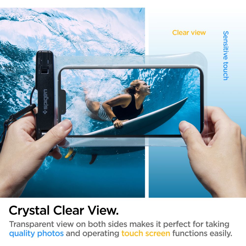 A601 Universal Waterproof Case Crystal Clear