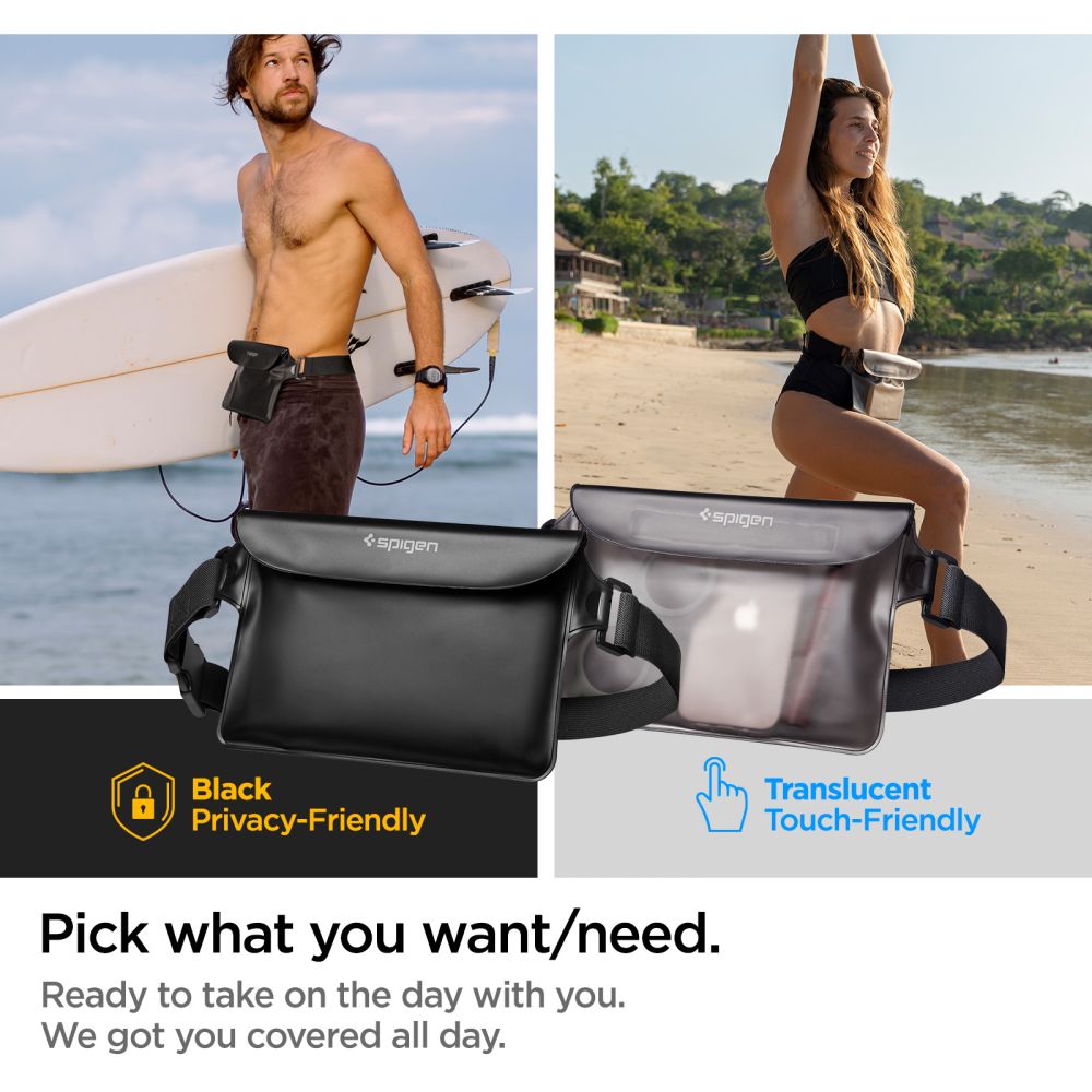 A620 Universal Aqua Shield WaterProof Waist Bag Black