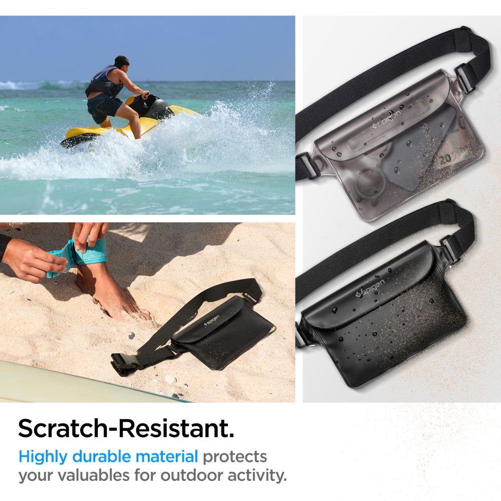A620 Universal Aqua Shield WaterProof Waist Bag Black
