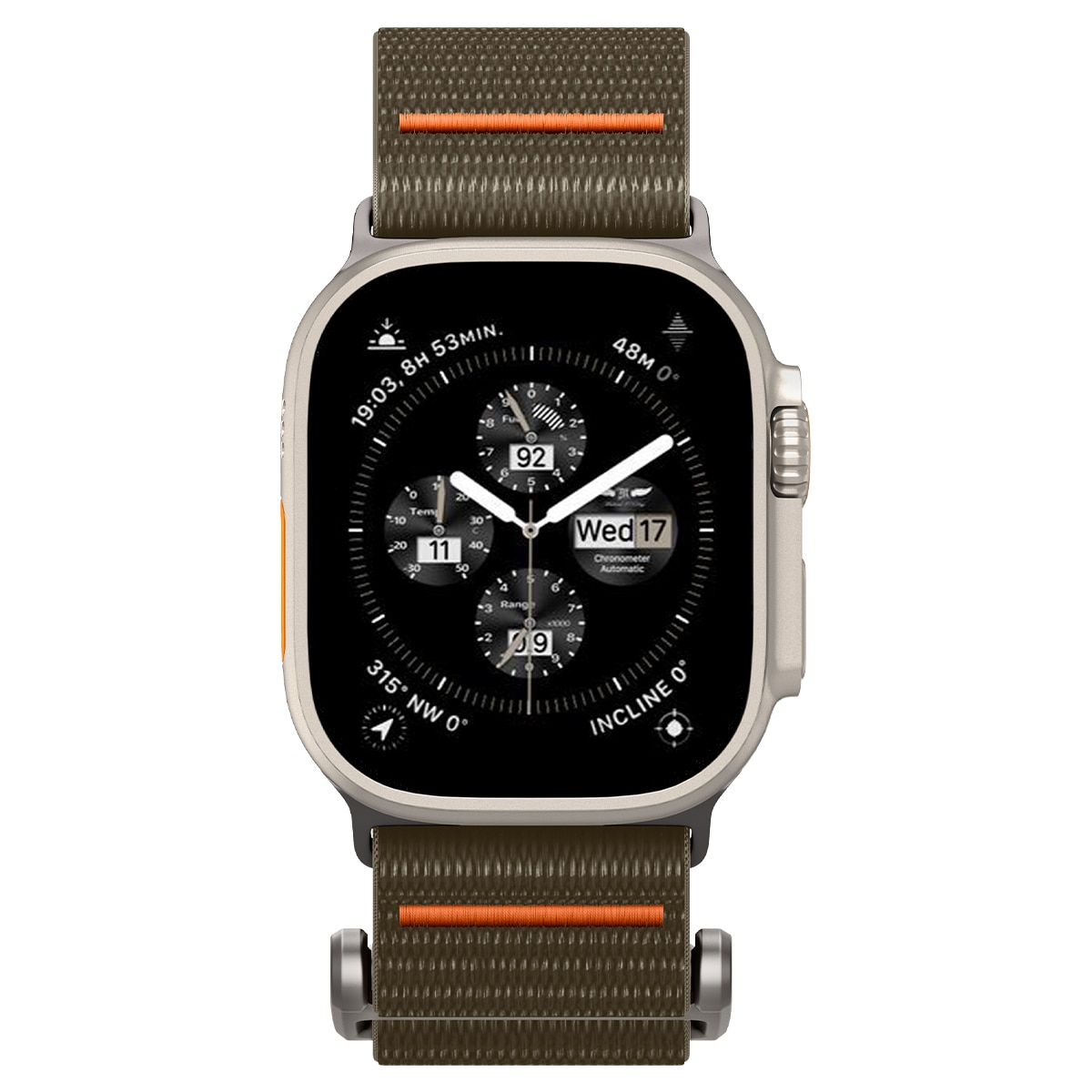 Apple Watch 45mm Series 9 DuraPro Flex Ultra Khaki