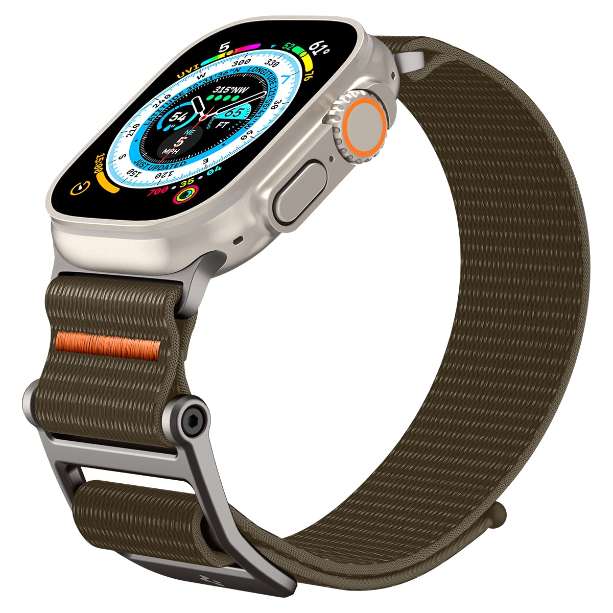 Apple Watch 45mm Series 9 DuraPro Flex Ultra Khaki