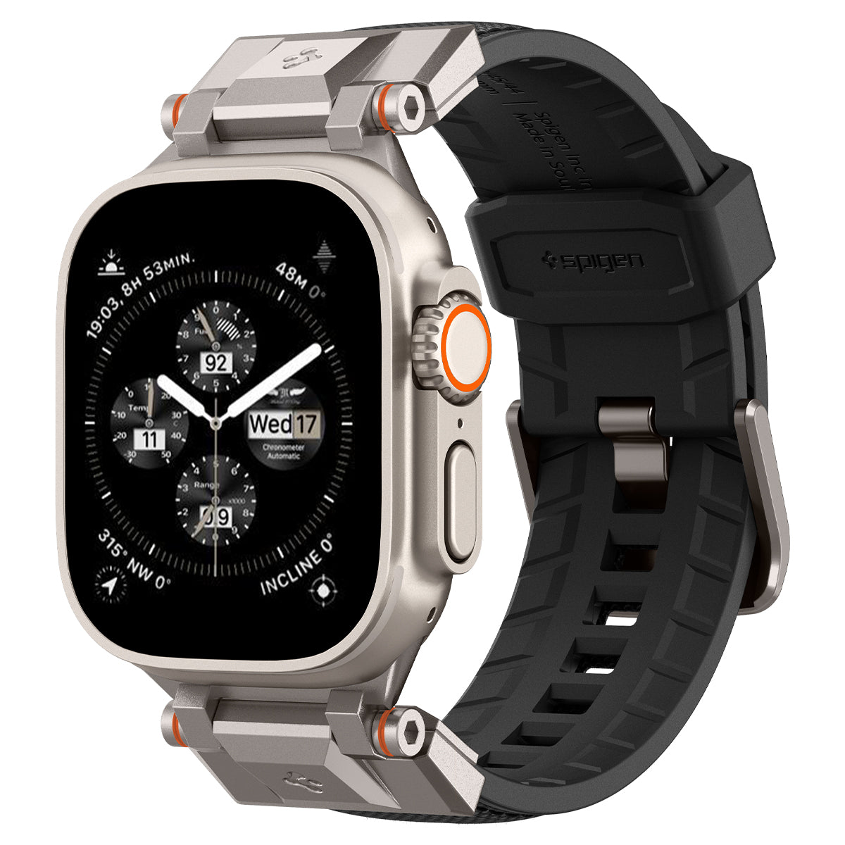 Apple Watch 45mm Series 9 DuraPro Armor Black