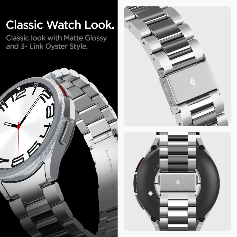 Galaxy Watch 6 Classic 47mm Modern Full-Fit Band Silver