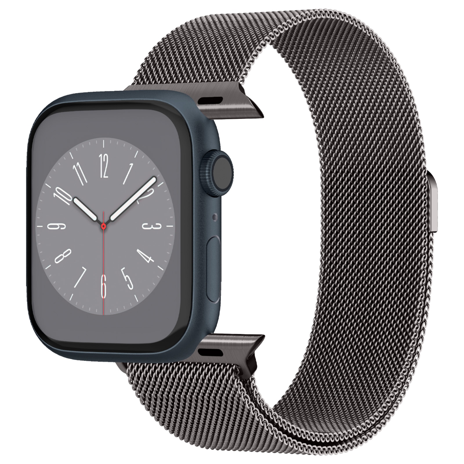 Apple Watch 45mm Series 8 Metal Fit Band Graphite