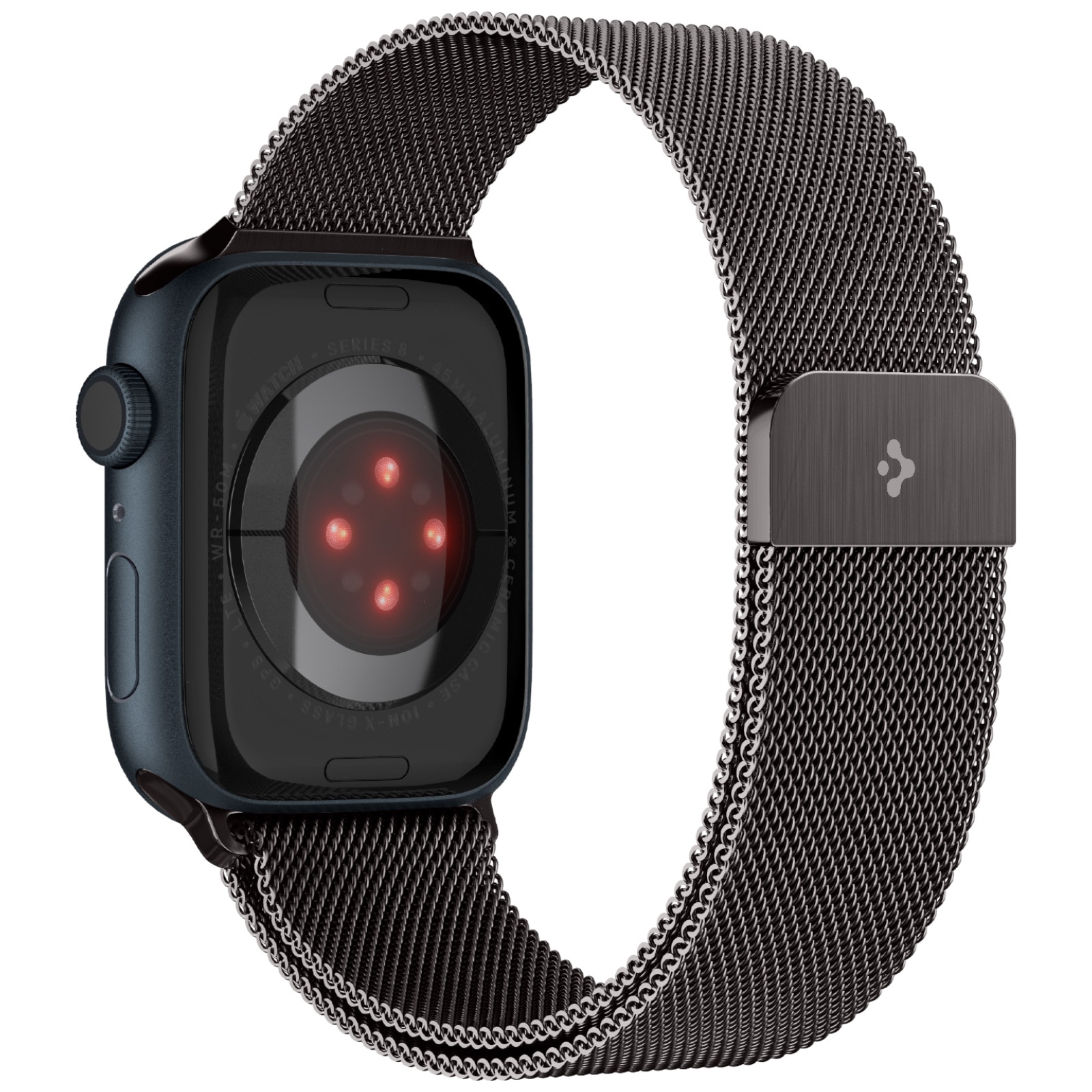 Apple Watch 45mm Series 9 Metal Fit Band Graphite