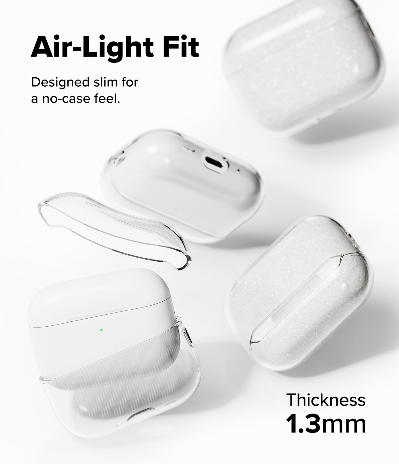 Apple AirPods Pro 3 Air Case Glitter Clear