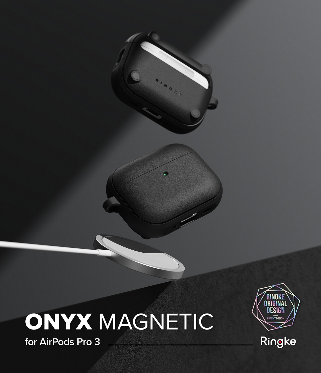 Apple AirPods Pro 3 Onyx Magnetic Case Black
