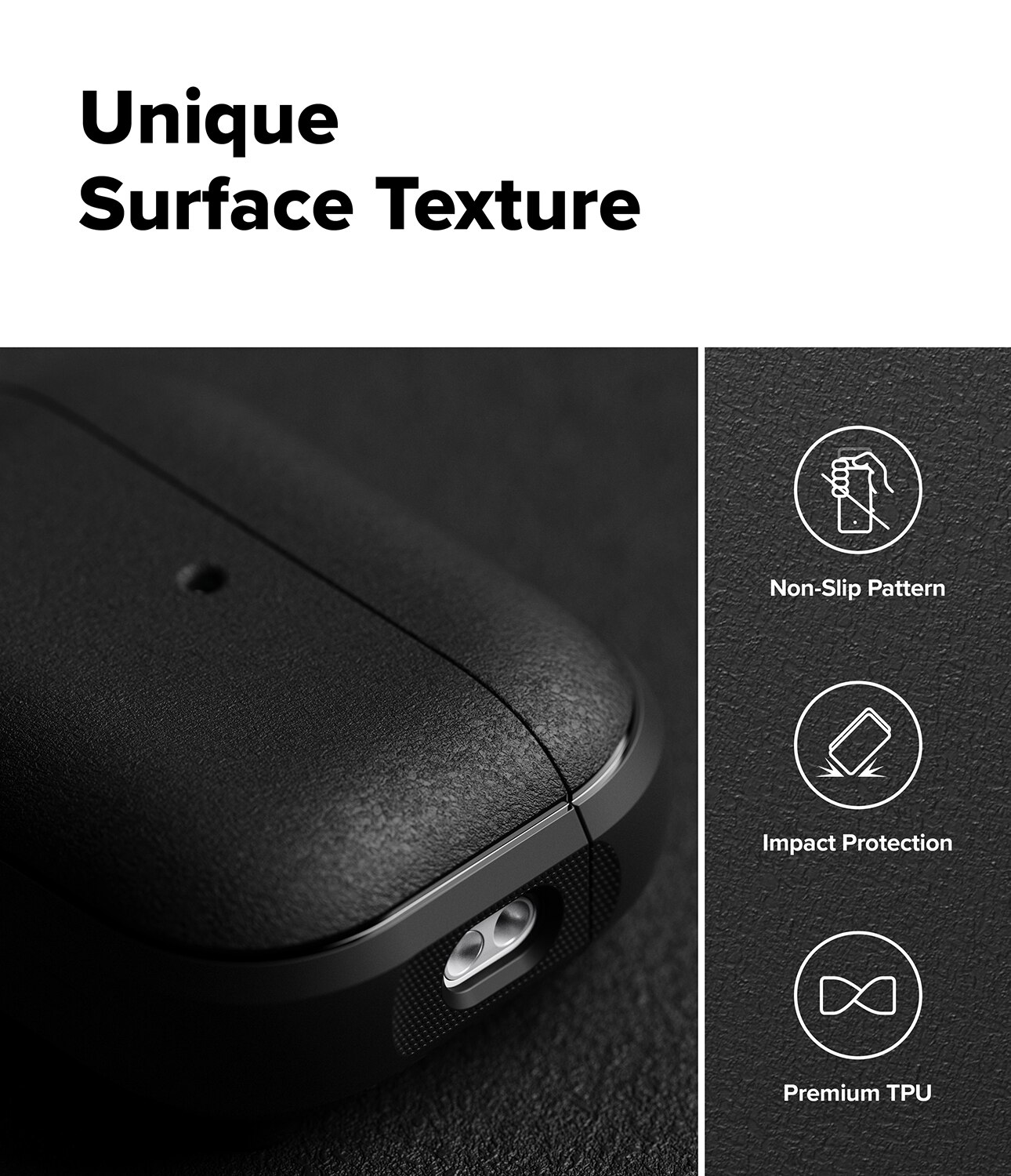 Apple AirPods Pro 3 Onyx Magnetic Case Black