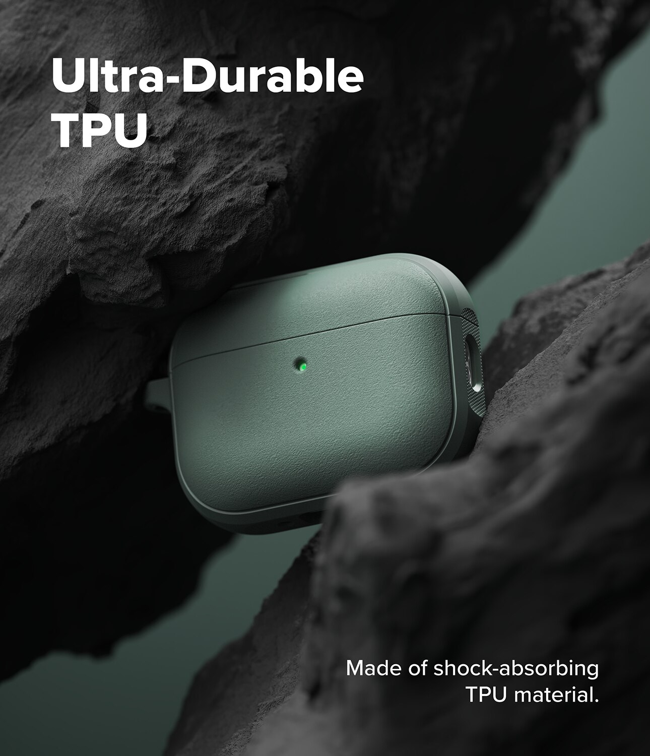 Apple AirPods Pro 3 Onyx Magnetic Case Sage Green