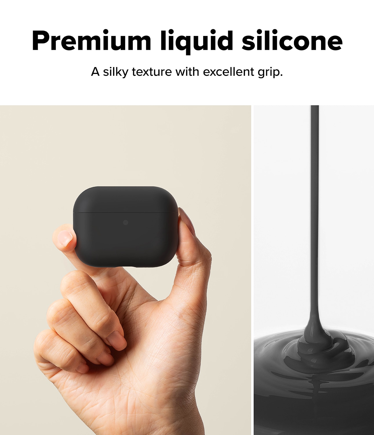 Apple AirPods Pro 3 Silicone Case Black