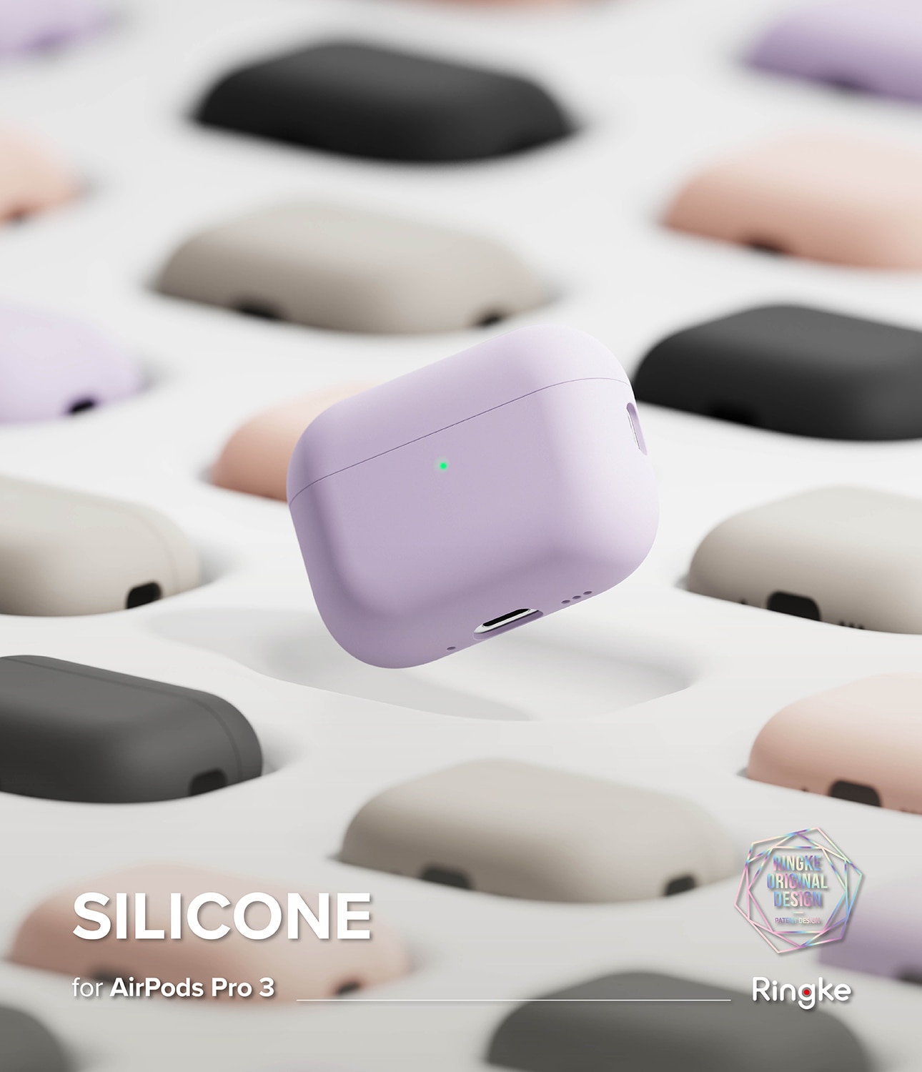 Apple AirPods Pro 3 Silicone Case Pink