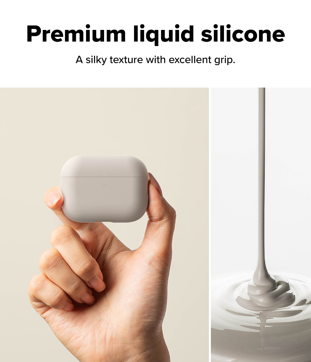 Apple AirPods Pro 3 Silicone Case Stone