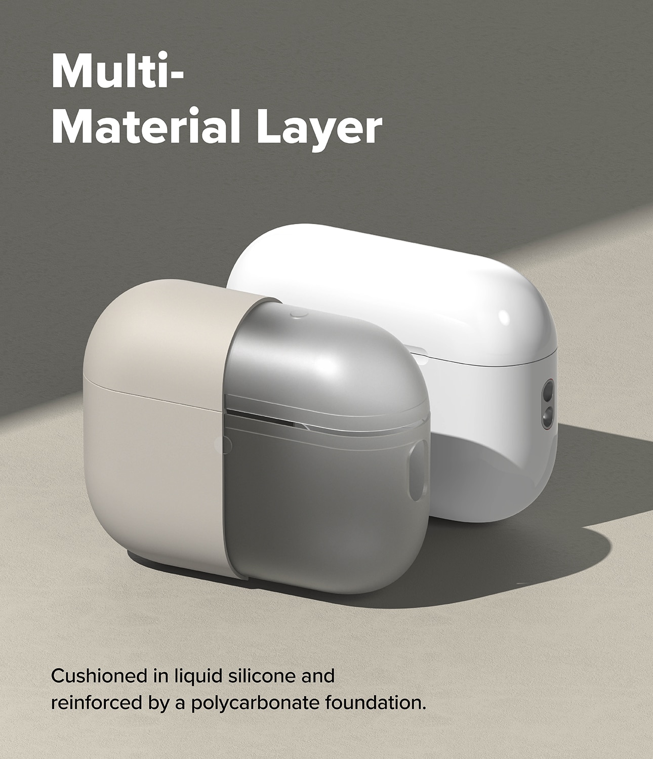 Apple AirPods Pro 3 Silicone Case Stone