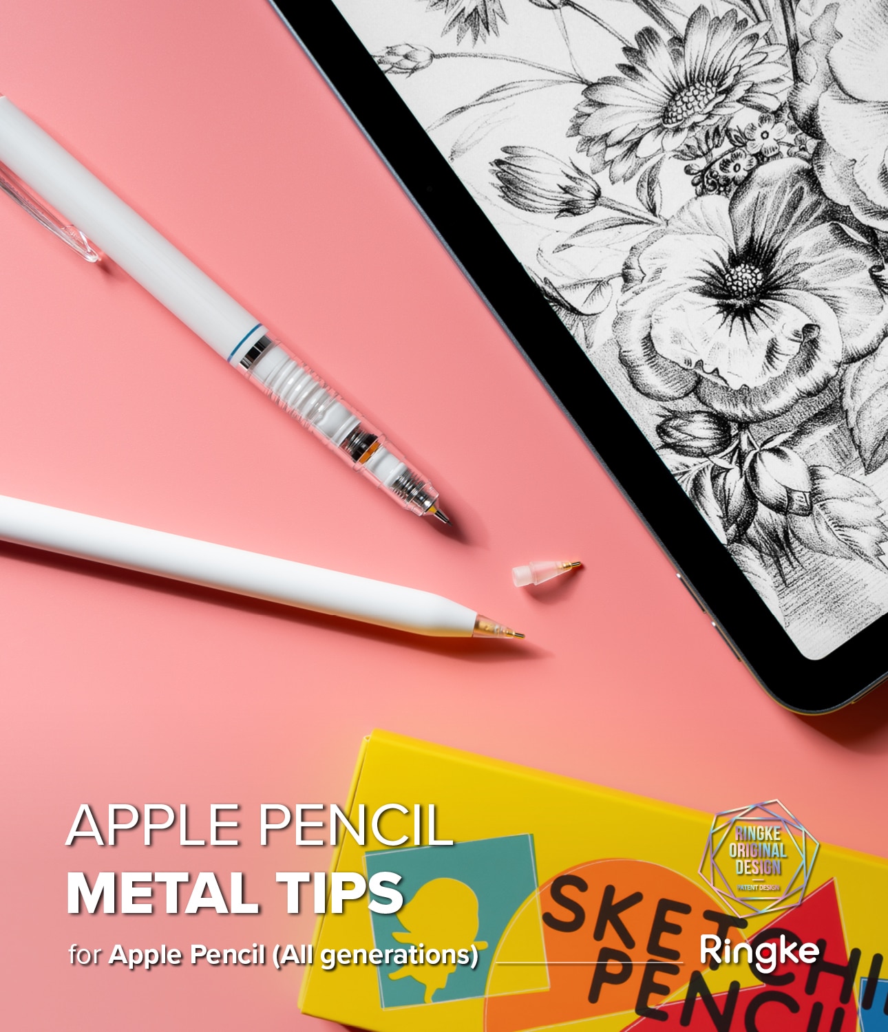 Apple Pencil Metal Tip (3-pack) White