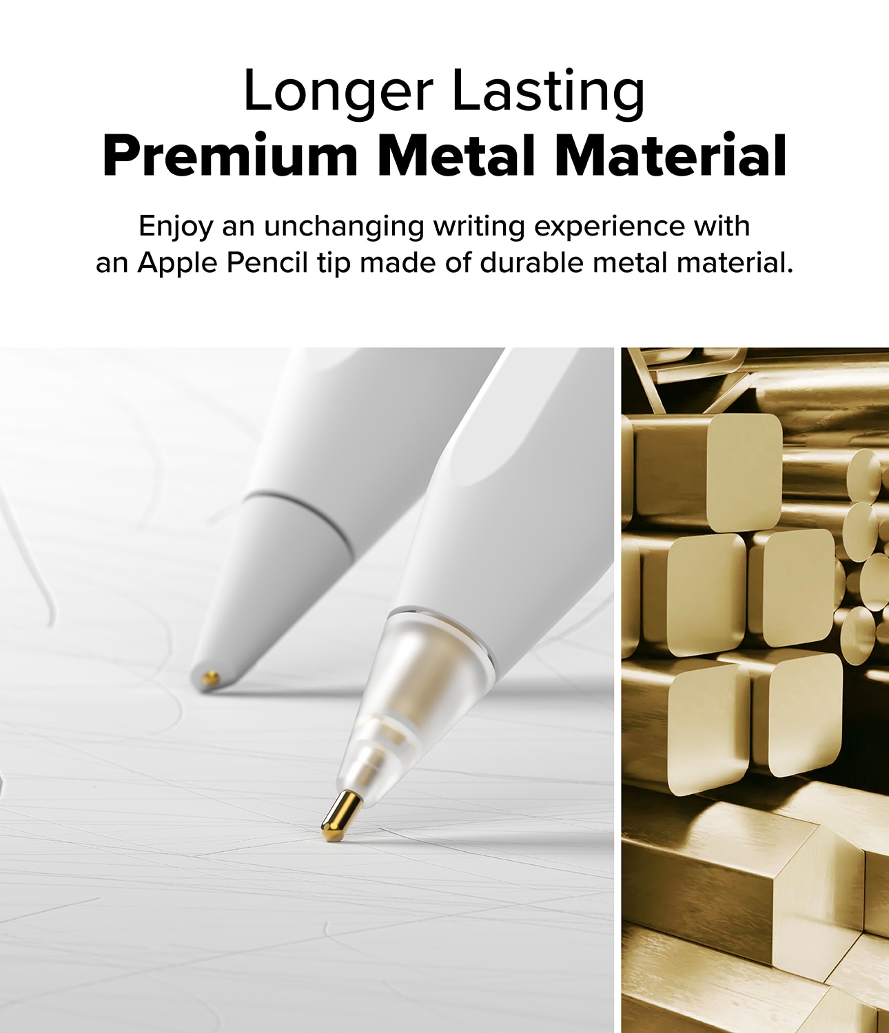 Apple Pencil Metal Tip (3-pack) White