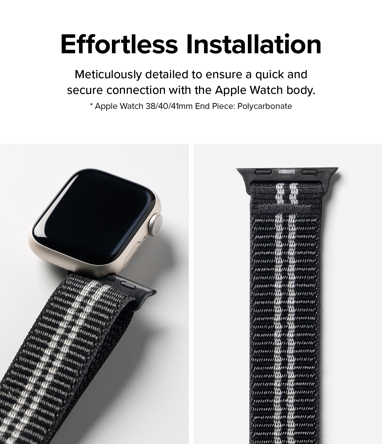 Sports Air Loop Band Apple Watch 40mm Black