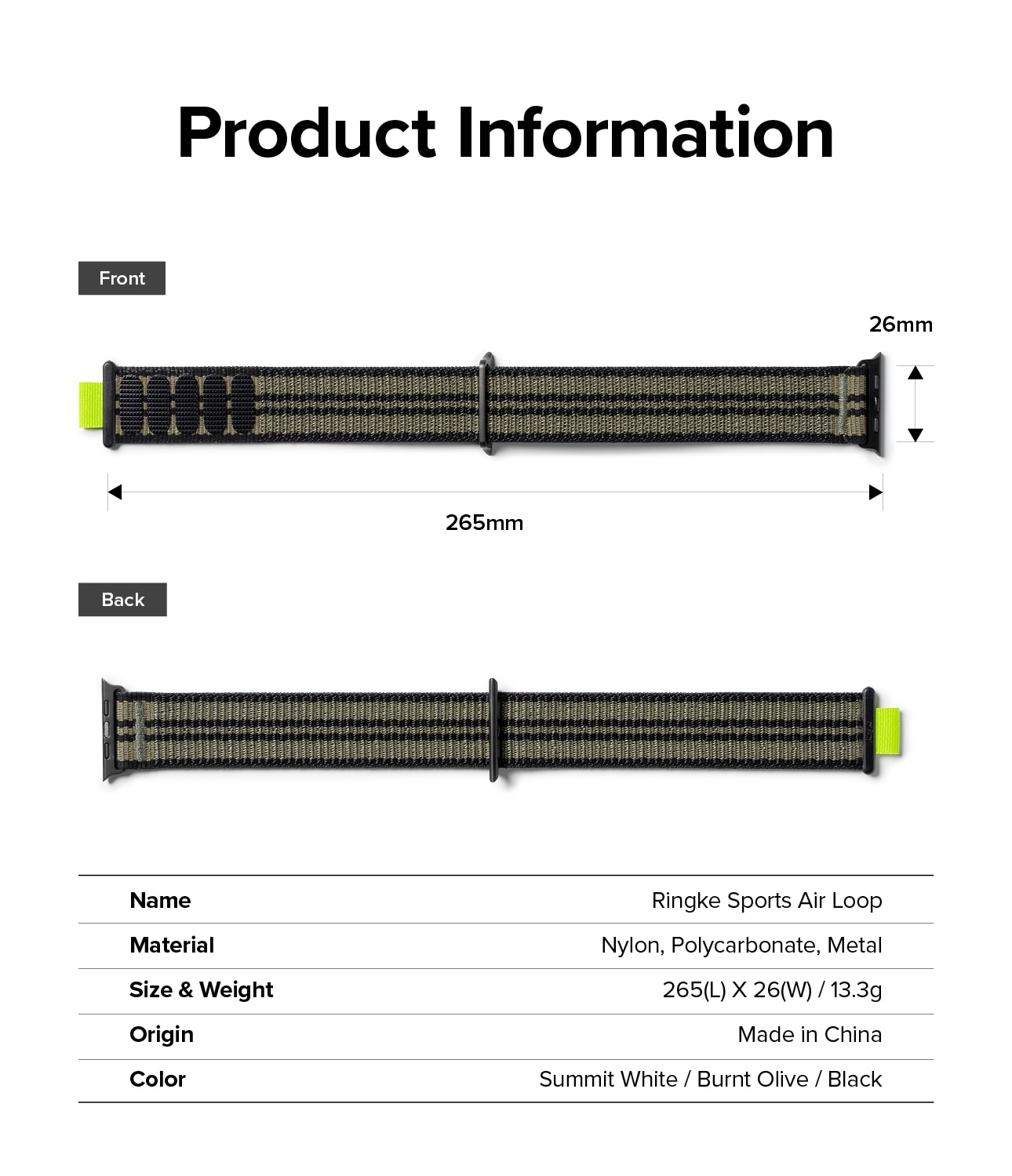 Sports Air Loop Band Apple Watch 45mm Series 9 Burnt Olive