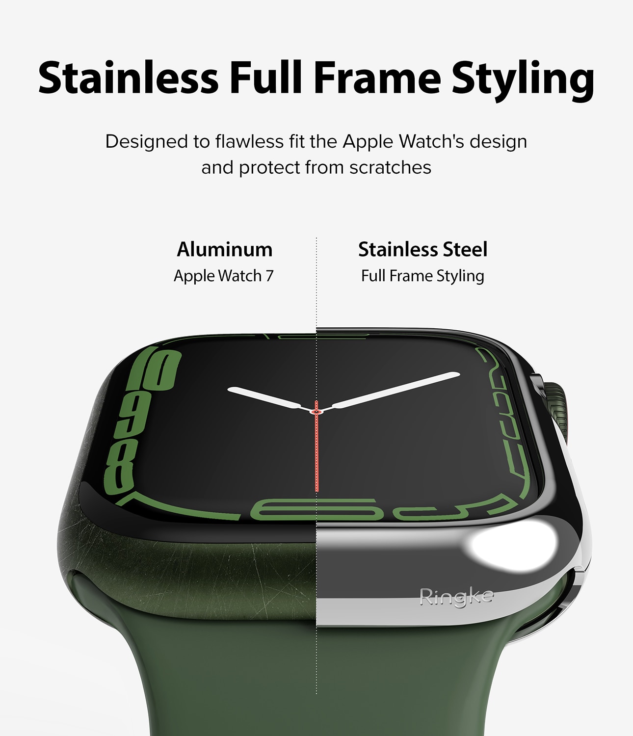Apple Watch 45 mm Full Frame Case Silver