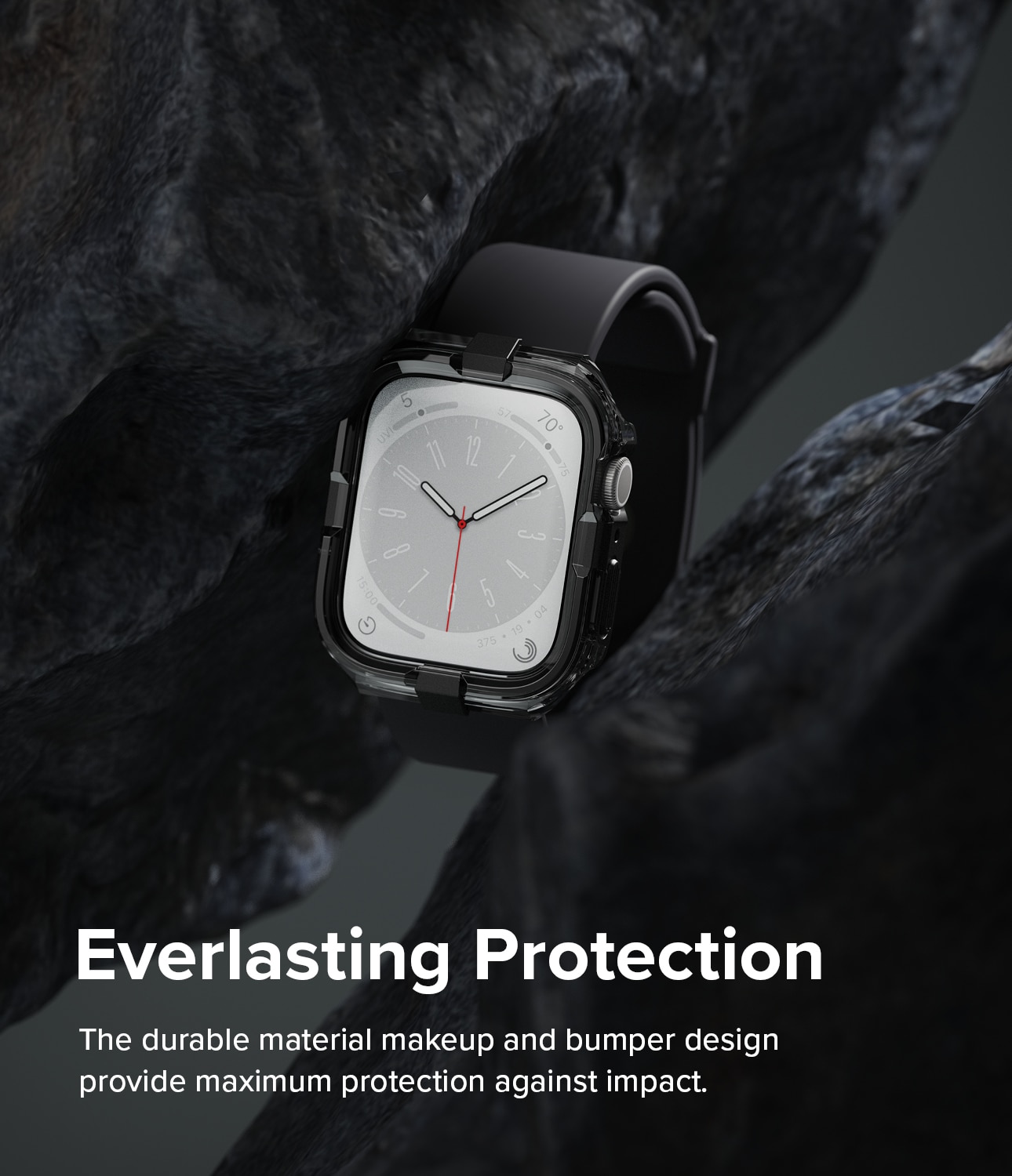 Apple Watch 45mm Series 7 Fusion Bumper Black