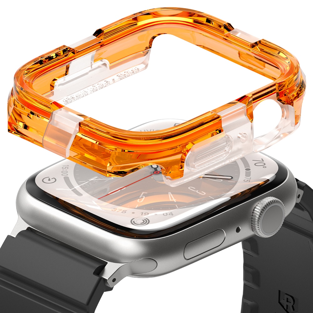 Apple Watch SE 44mm Fusion Bumper Neon Orange