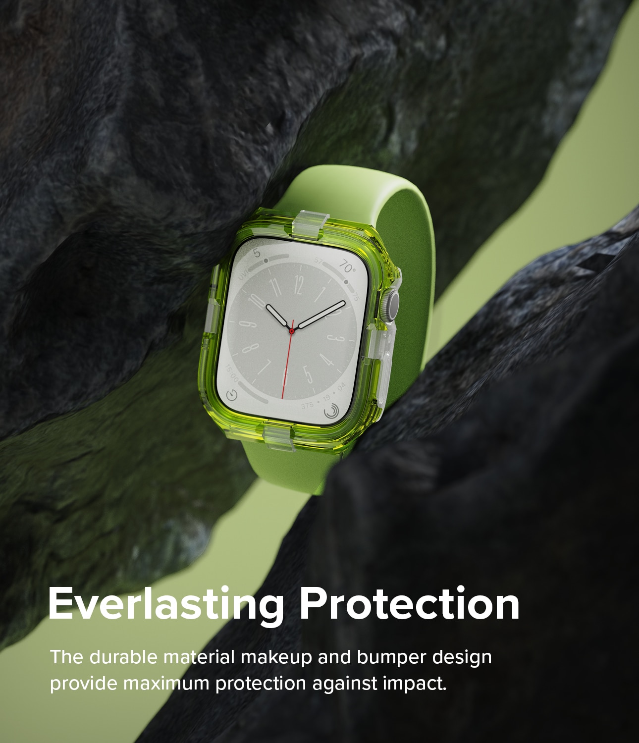 Apple Watch 45mm Series 7 Fusion Bumper Neon Green