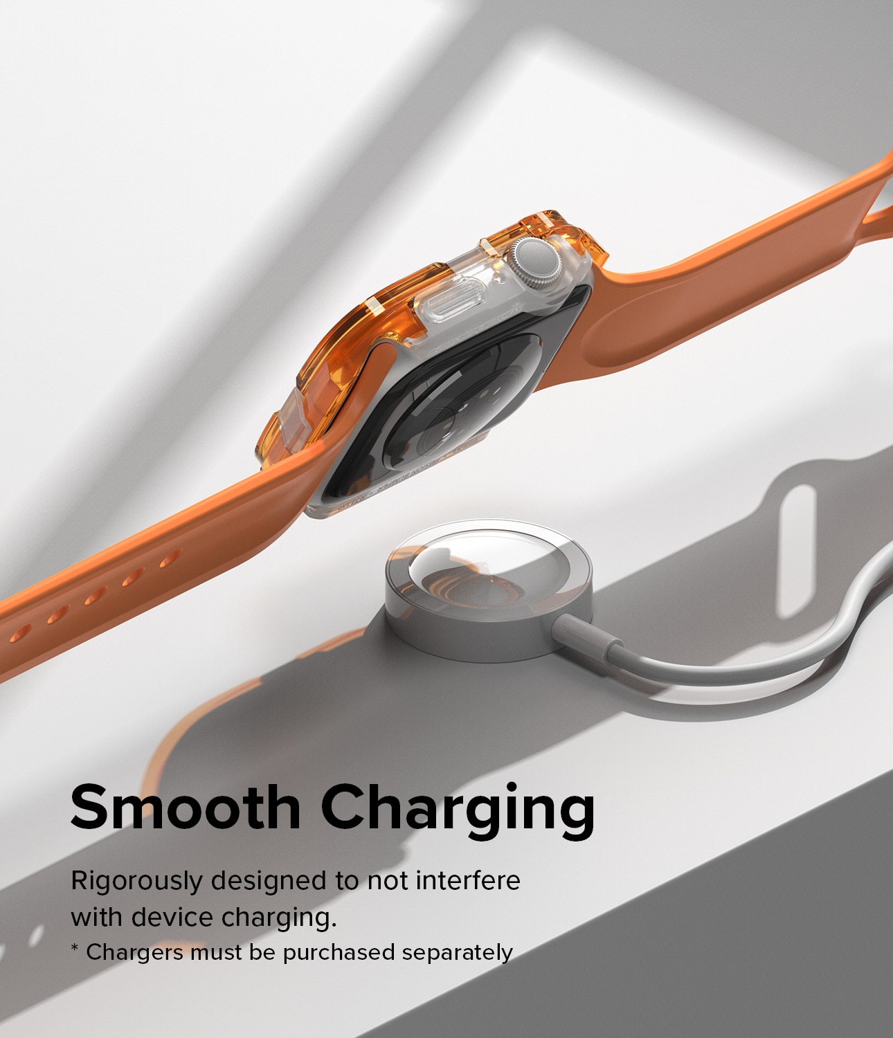 Apple Watch SE 44mm Fusion Bumper Neon Orange