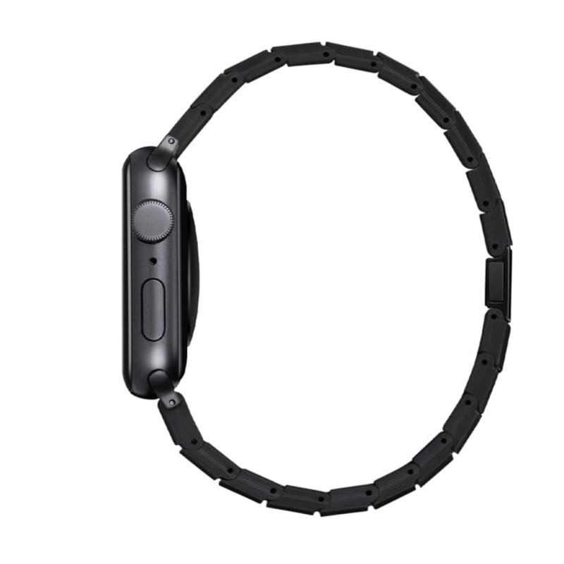 Apple Watch 45mm Series 8 Strap Modern Carbon Fiber Black