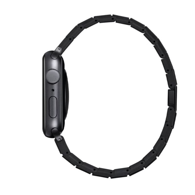 Apple Watch SE 44mm Strap Modern Carbon Fiber Black