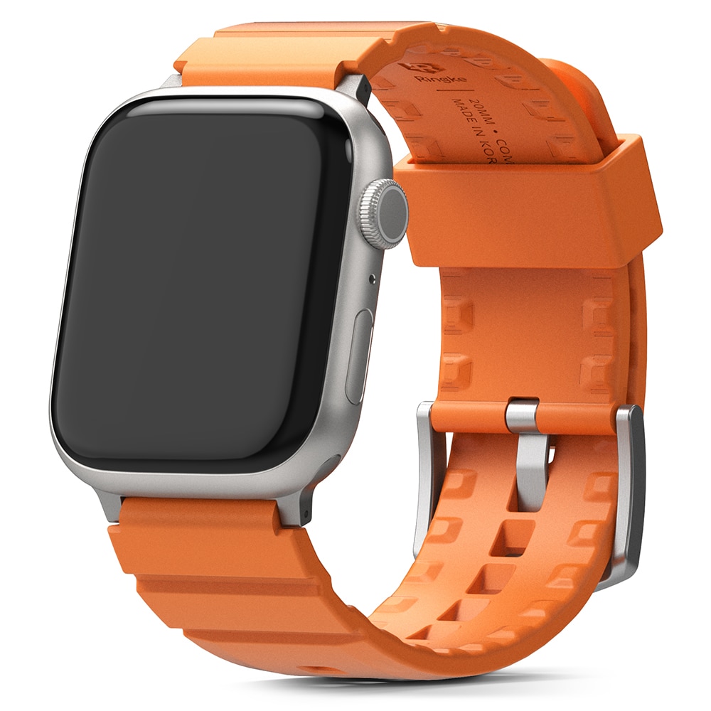 Rubber One Bold Band Apple Watch 45mm Series 9 Orange