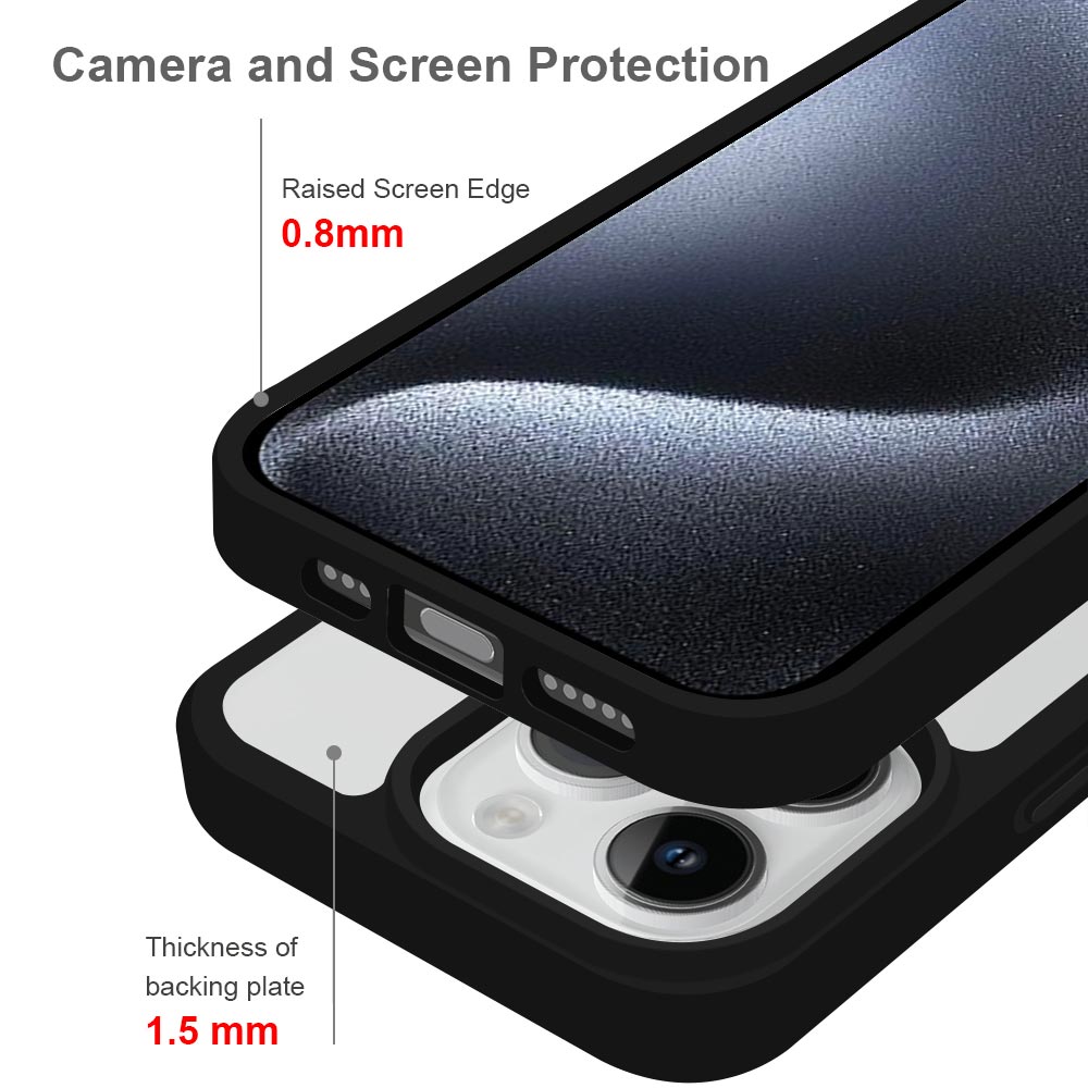 iPhone 15 Pro BX3 Shockproof Rugged Case Black
