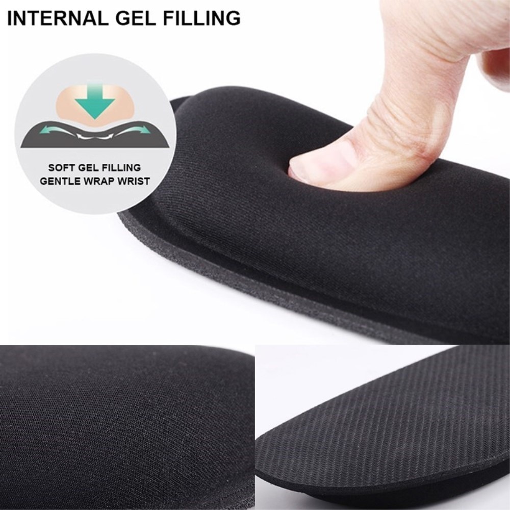 Wrist support for Keyboard and Mousepad Black