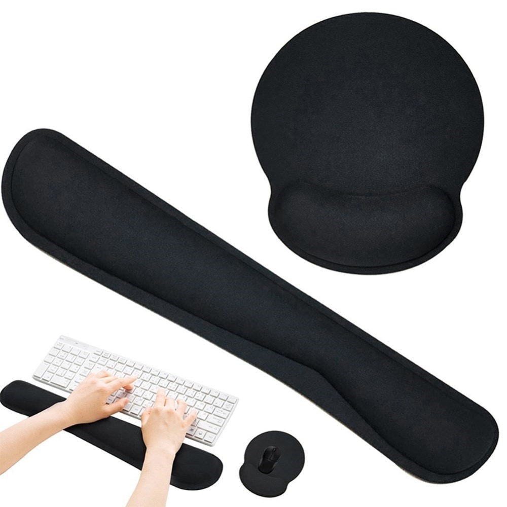 Wrist support for Keyboard and Mousepad Black