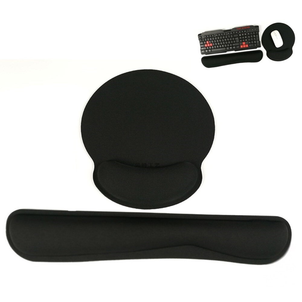 Wrist support for Keyboard and Mousepad Black