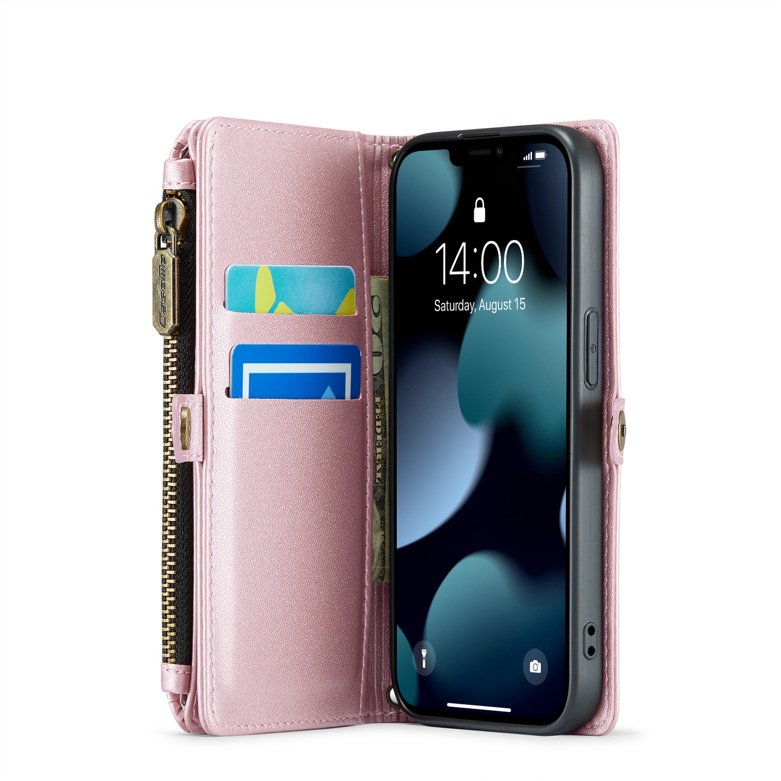 iPhone 13 Pro Wallet Case Pink
