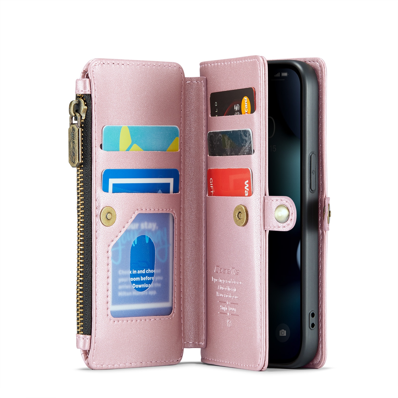 iPhone 13 Pro Wallet Case Pink